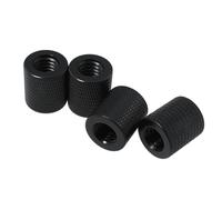 Maxmoral Lot de 4 écrous de fixation pour trépied femelle de 3/8" vers femelle de 3/8" - Bloc de fixation pour bras articulé en aluminium - Pièce de rechange pour trépied d'appareil photo