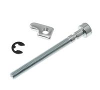 Maxmoral Lot de 4 tendeurs de chaîne en métal avec vis pour tronçonneuse 5,2 cm