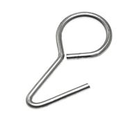 Maxmoral Lot de 50 crochets de fixation en acier pour housse de siège de voiture Argenté