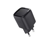Maxo - Adaptateur secteur - compact - 30 Watt - Power Delivery 3.0 + PPS (USB-C) - sur le câble : USB-C - noir