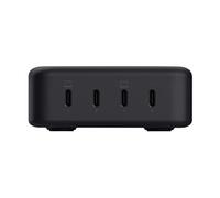 Trust Maxo - Adaptateur secteur - GaN - 240 Watt - 5 A - Power Delivery 3.0 + PPS - 4 connecteurs de sortie (24 pin USB-C) - noir Noir