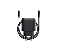 Maxo - Adaptateur secteur - GaN - 45 watt - Power Delivery 3.0 + PPS (USB-C) - sur le câble : USB-C - noir - Europe