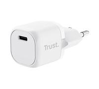 Trust Adaptateur secteur Maxo ultra‑petit 20 W 3 A Power Delivery 3.0 + PPS (24 pin USB-C) blanc