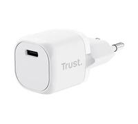 Trust Adaptateur secteur Maxo ultra‑petit 20 W 3 A Power Delivery 3.0 + PPS (24 pin USB-C) blanc