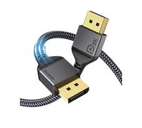 Maxonar Câble DisplayPort 1.4 1,2m/4FT DP1.4 8K@60Hz HBR3 4K@60Hz/144Hz/120Hz 5K@60Hz 2K@165Hz/240Hz Support FreeSync HDR10 Display Port pour moniteur de jeu Carte graphique certifiée VESA
