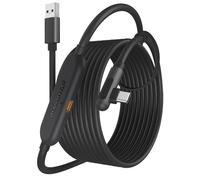 Maxonar Câble Link de Charge 5m Compatible avec Meta Quest 3, Quest 3S, Quest 2, Pico 4 et PC Steam VR Pico 4 et PC Steam VR, VR Câble de Liaison USB 3.0