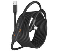 Maxonar Câble Link de Charge 6m Compatible avec Meta Quest 3, Quest 3S, Quest 2, Pico 4 et PC Steam VR Pico 4 et PC Steam VR, VR Câble de Liaison USB 3.0