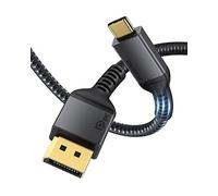 Maxonar [Lot de 2 Câble USB C vers DisplayPort 8K@60Hz 4K@60Hz/144Hz/120Hz 5K@60Hz 2K@240Hz Thunderbolt 3 vers DisplayPort HBR3 DP 1.4 pour Mac Studio, M1 MacBook Pro, Mac mini 2M