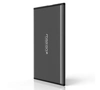 Maxone Disques durs externes 500Go - 2.5'' USB 3.0 Ultra Fin Tout-Aluminium Stockage HDD pour Xbox One, PS4, PC, Mac, Laptop, Ordinateur de Bureau, Ordinateur Portable, Wii U, TV, Windows(Gris)