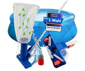 Maxorado Aspirateur manuel pour piscine - Buse de sol + tige - Brosse de piscine - Nettoyeur de sol - Brosse d'aspiration pour sol de piscine