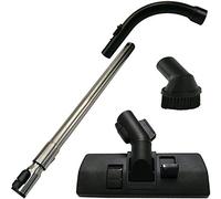 Maxorado Brosse d'aspirateur combinée avec manche et brosse à poussière compatible avec aspirateur Miele S 2131 Ecoline S2131 S 2121 S2121 S 771 S 712 S712 S771 Tango Plus S381 S 381 Meteor
