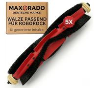 Maxorado Kit d'accessoires pour robots aspirateurs Roborock S4 S5 MAX S6 Pure E2 E3 E4 E5 Q5 Xiaomi C1 (brosse principale)