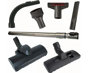 Maxorado Kit de pièces de rechange XXL pour aspirateur Miele Salsa Red Magic S 318i Parts I Buse combinée I Buse turbo I Tube I Pinceau d'aspiration I Suceur plat I Brosse textile I Poignée
