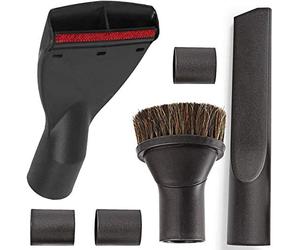 Maxorado Kit d'embouts pour aspirateur I Brosse à poussière Brosse textile suceur plat I Pièce de rechange 32 mm 35 mm pour aspirateur humide et sec STIHL SE 62 Aspirateur industriel Accessoires