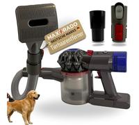 Maxorado Outil de nettoyage avec tuyau, embout d'aspirateur pour brosse à poils d'animaux, compatible avec Dyson V6, V7, V8, V11, V15, pour Bosch, pour Miele, pour Siemens, buse pour aspirateur pour