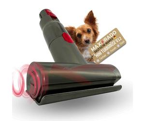 Maxorado Pièce de rechange compatible avec Dyson Mini buse turbo V12 Detect V10 Slim Absolute Origin Brosse électrique Brosse turbine poussière poils d'animaux Brosse à matelas Acariens pour siège de