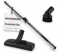 Maxorado Tuyau d'aspirateur de 35 mm + buse combinée + brosse d'aspiration pour aspirateur compatible avec les aspirateurs eau et sec Bosch Professional GAS 35 30 25 20 L SFC SFC+ M AFC Industriel Set