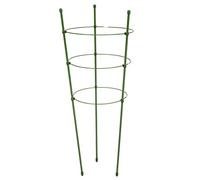 maxpack® Tuteur de Jardin Tour de Concombre Anneaux de Support en Acier Alliage pour Plantes en Pot Grimpantes Tomates Concombre Cage Treillis Robuste (H: 75cm)