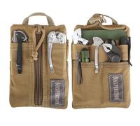 MAXPEDITION Platy Organiseur de poche, pochette à outils EDC durable pour homme, portefeuille tour de cou avec cordon en paracorde, peut contenir une lampe de poche, des outils multiples, un stylo, un