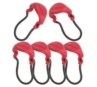 Maxpedition Positive Grip Lot de 6 tirettes de Fermeture éclair de Rechange pour Sacs à Dos médicaux d'urgence, Trousses de Premiers Secours, Sacs de Garrot, PZLRED