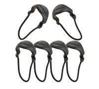 Maxpedition Lot de 6 Petites tirettes de Fermeture éclair étiquette Bagage 2cm, Noir, 2 cm, Étiquette de Bagage