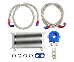 maXpeedingrods 19-Row Universal Oil Cooler Kit 10-AN Kit | de refroidisseur d'huile universel