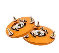 maXpeedingrods 2x Placa de Inclinación de Amortiguador para BMW E36 3 Series 318 320 323 328 M3, Material de Aleación 6061 y Ajuste Preciso por Bola de Almohada, Or