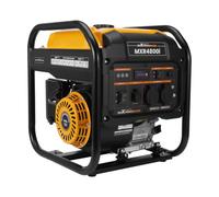 maXpeedingrods 3800W groupe electrogene inverter essence avec two 230V/USB | 4 Temps portable générateur électrique avec Mode éco, écran LED et réservoir de 7,5 L pour ateliers et un usage domestique