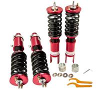 MAXPEEDINGRODS amortisseur réglable Suspension Kit rouge Pour Honda CIVIC CRX 88-91 1.6