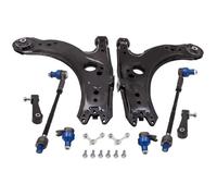 MAXPEEDINGRODS Bras de Suspension Control Arm 8pcs Kit For AUDI SEAT SKODA VW 1J0407151A