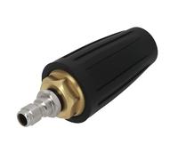 maXpeedingrods Buse turbo rotative en laiton - Buse turbo rotative 1/4" - Raccord rapide 4000 PSI - 276 bar - Nettoyeur haute pression - Spray rotatif jusqu'à 100°