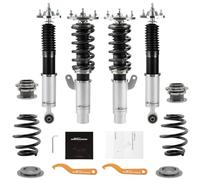 maXpeedingrods Combinés filetés à 24 niveaux d'amortissement pour BMW E46 | berline 98-05 coupé Amortisseur fileté kit abaissement auto