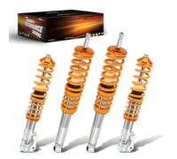 maXpeedingrods Combinés Filetés Kit de Ressorts Amortisseurs pour VW Golf | Coilover Suspension Hauteur Réglable Mk2, Golf Mk3, Jetta Mk2, Jetta/Vento Mk3, Corrado 1989-1995, Toledo Mk1 Or