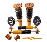 MAXPEEDINGRODS Kit Combiné Filetés Amortisseurs pour BMW 3 Series E46 amortisseurs + ressorts
