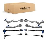 maXpeedingrods Kit complet de 8 bras de suspension avant pour BMW Série 5 E60 E61 (avec biellette de barre stabilisatrice)