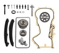 maXpeedingrods Kit de chaîne de distribution pour Audi A1 A3 VW Golf V Passat B6 1.4 TSI 1.6 FSI avec tendeur et rails coulissants 03C103825A 03C109158A 03E109511S2 03E109511