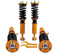 maXpeedingrods Kit de Combinés Filetés pour BMW E39 1996-2003 Réglable Suspension Coilover + Top Mount Amortisseur Suspension Spring
