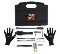 maXpeedingrods Kit de réparation de filetage de tête de cylindre 16 pièces pour retirer les bougies de préchauffage endommagées