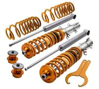 MAXPEEDINGRODS Kit de Suspension Amortisseurs pour VW Volkswagen Golf 4 MKIV Châssis Coilover