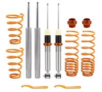 maXpeedingrods Kit de suspension combinée filetée bitube réglable en hauteur, pour BMW Série 5 E34 525i 1989-1990 M20 (amortisseurs avant et arrière inclus)