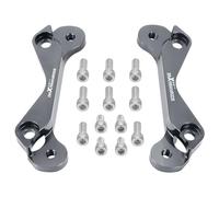 maXpeedingrods Lot de 2 adaptateurs d'étrier de frein arrière 1 piston vers 2 étriers de frein arrière pour Subaru Impreza WRX RS Forester Legacy GT