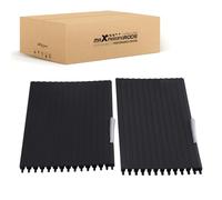 maXpeedingrods Lot de 2 cache-gobelets pour volet roulant BMW X5 E70 X6 E71 2007-2014 51166954943 - En plastique ABS - Noir