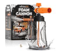 maXpeedingrods Pulvérisateur à mousse 1 l pour nettoyeur haute pression, pistolet à mousse avec rapport de mélange réglable, raccord rapide 1/4" pour voiture, tuyau de jardin, nettoyage de terrasse