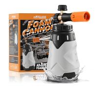 maXpeedingrods Pulvérisateur à mousse de 1,3 l pour nettoyeur haute pression, pistolet à mousse avec rapport de mélange réglable, raccord rapide 1/4" pour voiture, tuyau de jardin, nettoyage de