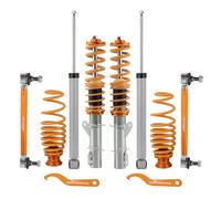 maXpeedingrods Suspension filetée réglable en hauteur pour VW Golf Mk4 IV 1J1 FWD 1998-2007 pour Audi TT 8N3 FWD 1998-2006 pour A3 (8L1) FWD 96-06