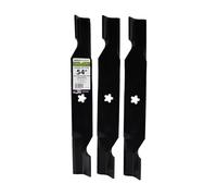 MAXPOWER 3 Blade Set for Many 54 in. Cut Craftsman, Husqvarna, Poulan Mowers Replaces OEM #'s 187256 and 532187256,