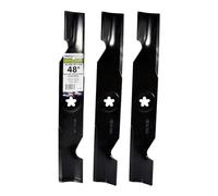 Maxpower 561735B 3 Blade Set for Many 48 in. Cut Craftsman, Husqvarna, Poulan Mowers Replaces OEM #'s 173920, 180054, 532180554, 575938201, PP24005