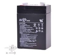 Maxpower Batterie au Plomb 6 V 4,5 Ah (BAT0401)