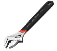 MaxPower Clé à Molette 300mm - Clé Réglable Grande Ouverture en Acier Cr-V Chromé, Échelles Métriques & Impériales, Outil Professionnel pour Plomberie, Mécanique & Bricolage