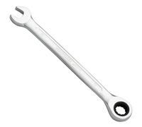 MaxPower Clé Mixte à Cliquet de 10 mm, clé à Engrenage de Qualité Industrielle Avec 12 Points, Cliquet à 72 Dents, Fabriquée en Acier Cr-V Forgé et Traité Thermiquement Avec Revêtement Chromé